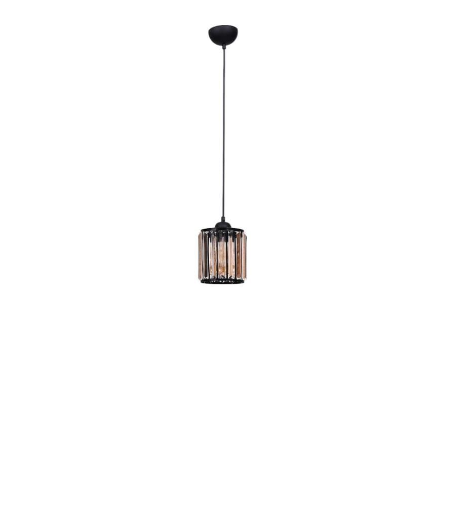 Kronleuchter, schwarz, Metallkorpus