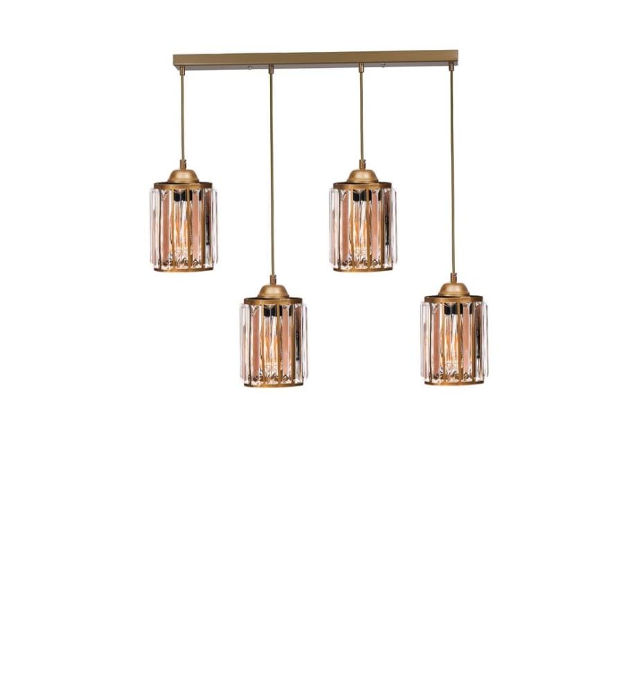 Kronleuchter, Gold, Metallkorpus