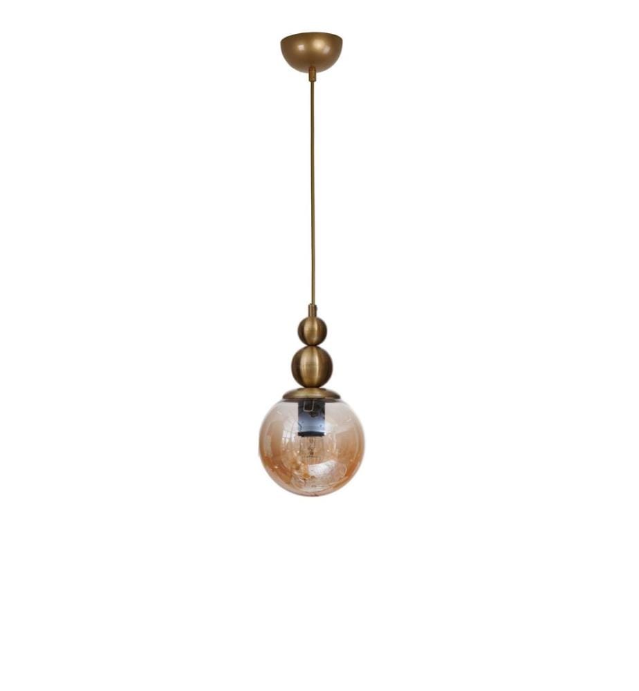 Kronleuchter, Honig, Gold, Metallkorpus