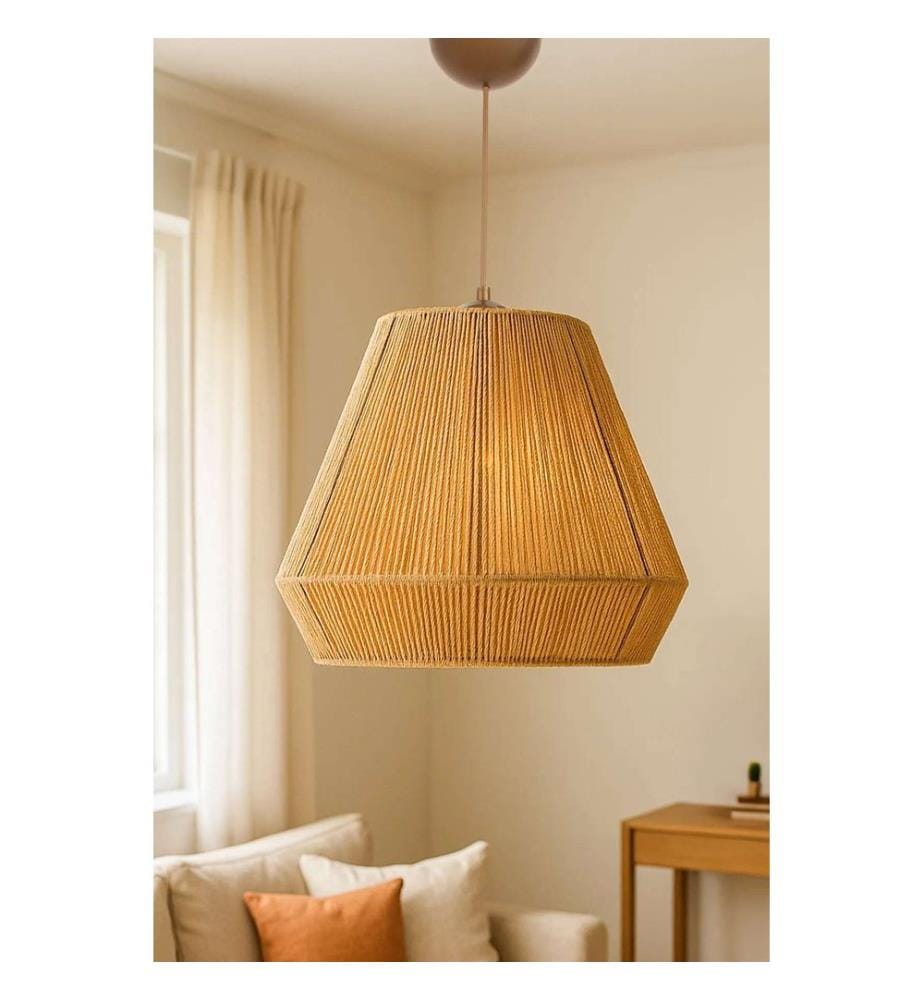 Kronleuchter, Beige, Kunststoffgehäuse