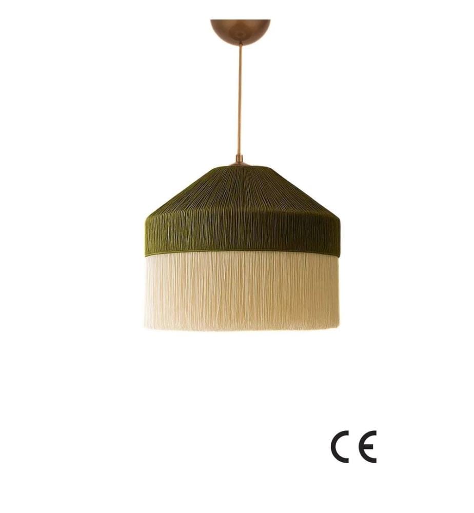 Kronleuchter, Grün, Creme, Kunststoffgehäuse