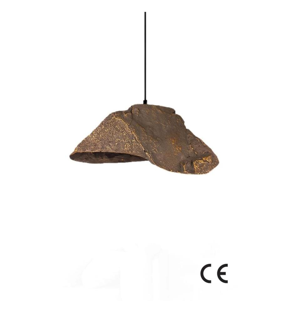 Kronleuchter, Braun, Schwarz, Metallkorpus