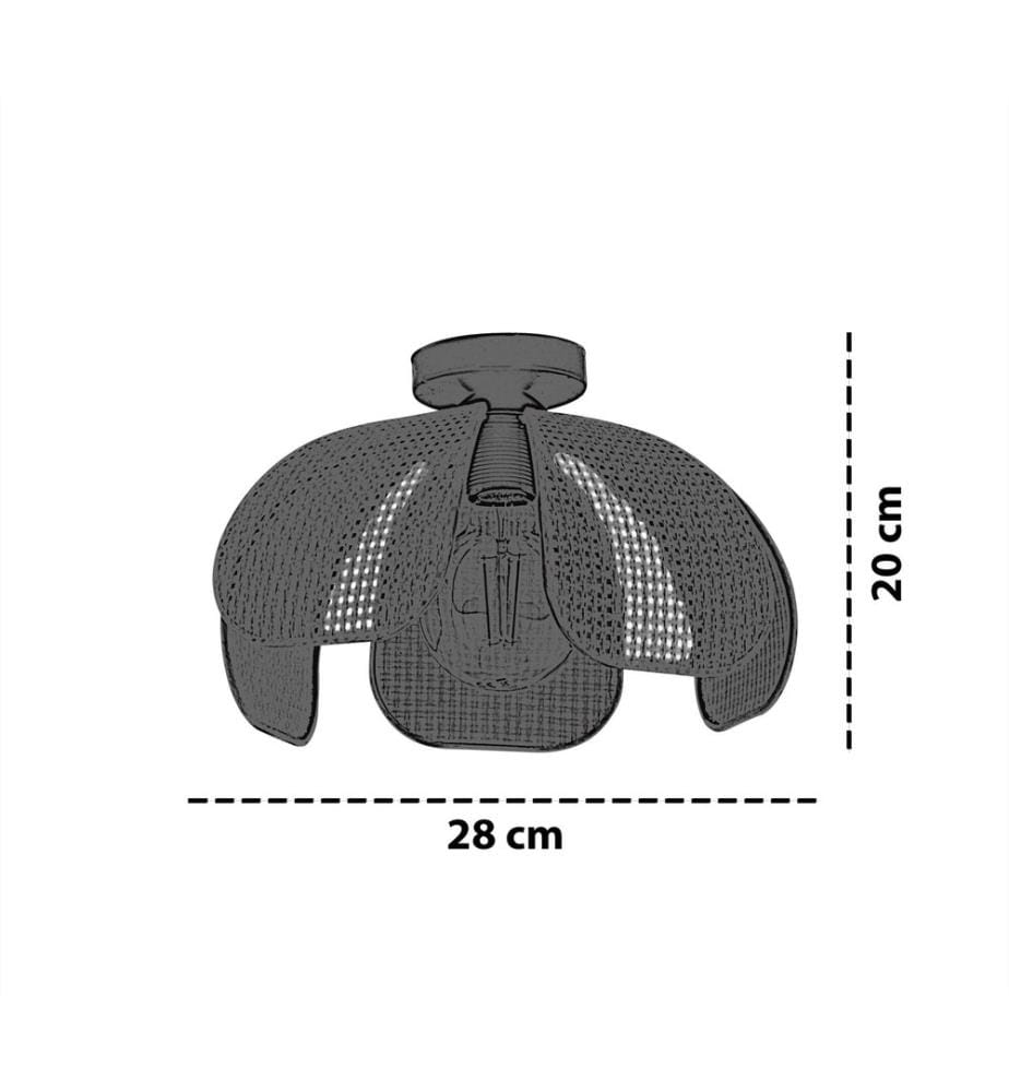 Kronleuchter, Metallkorpus, Beige