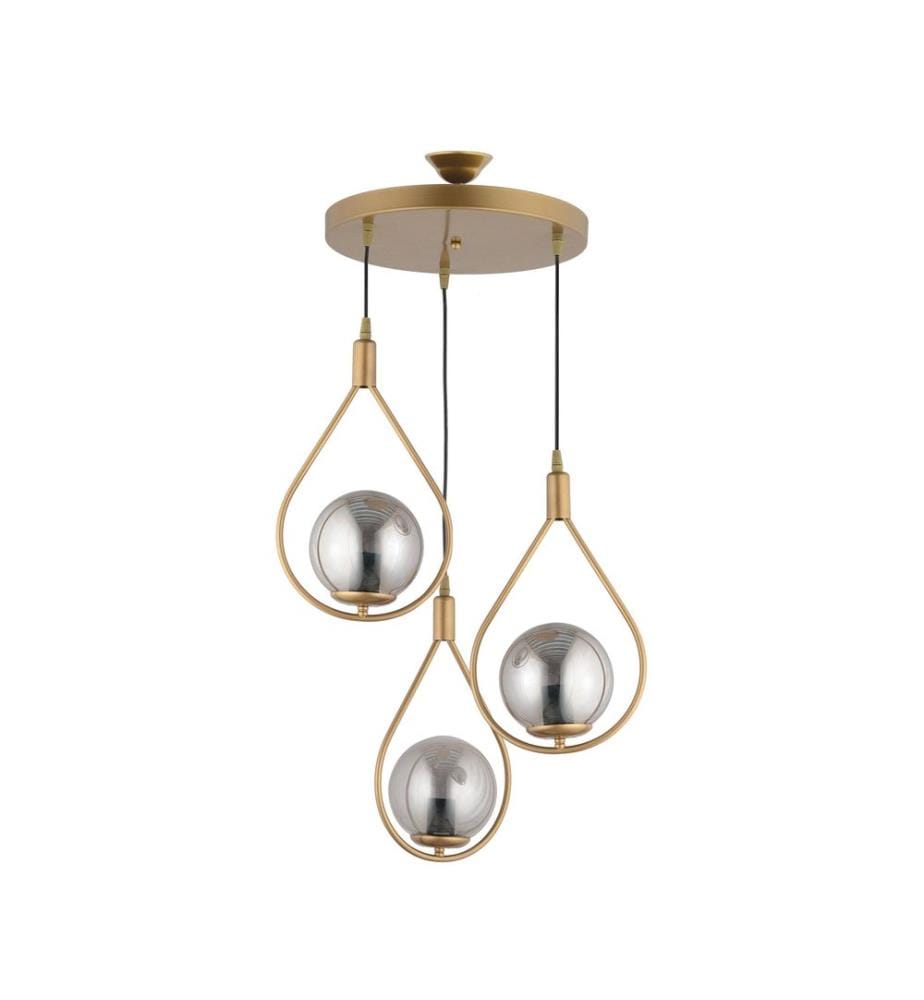 Lustre, corps en métal, style antique