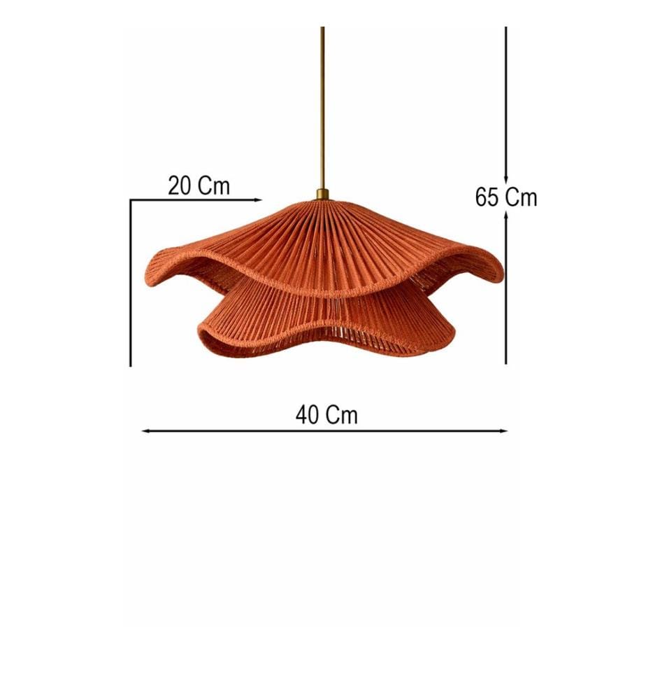 Kronleuchter, Metallkorpus, Braun