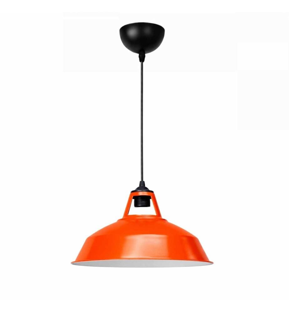 Kronleuchter, Metallkorpus, Orange