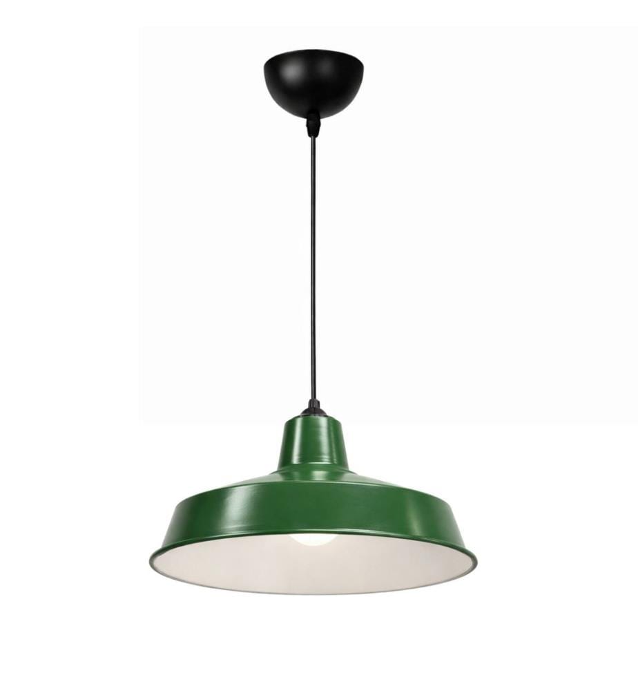 Lustre, corps en plastique, vert