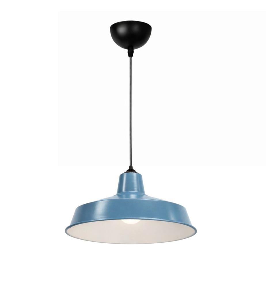 Lustre, corps en plastique, bleu