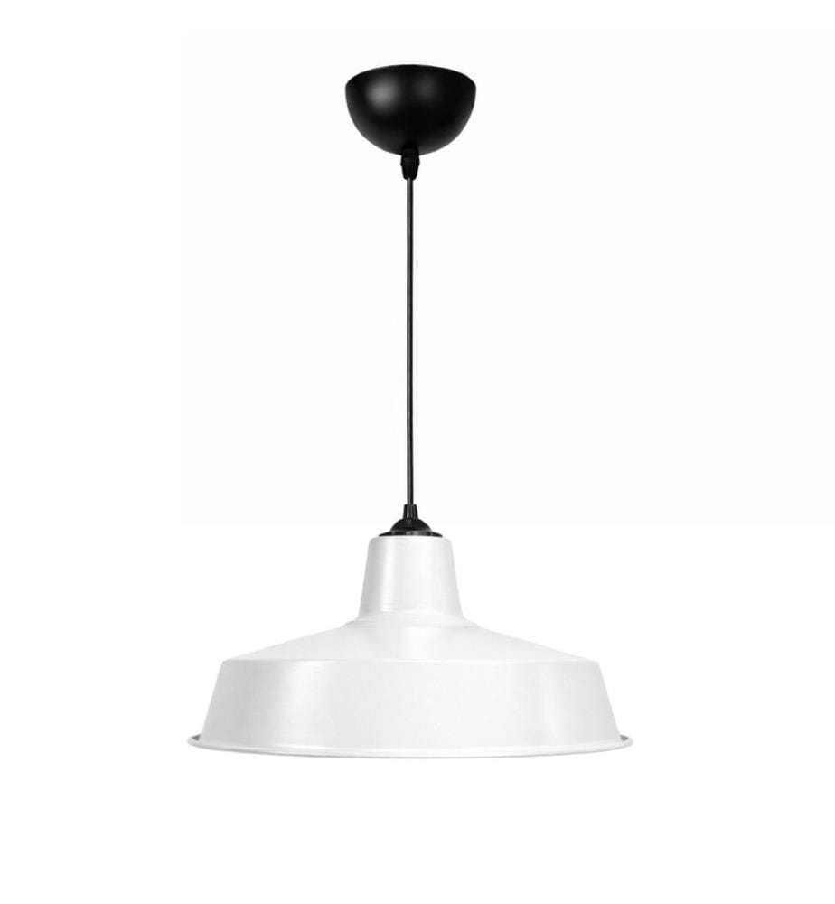 Lustre, corps en plastique, blanc