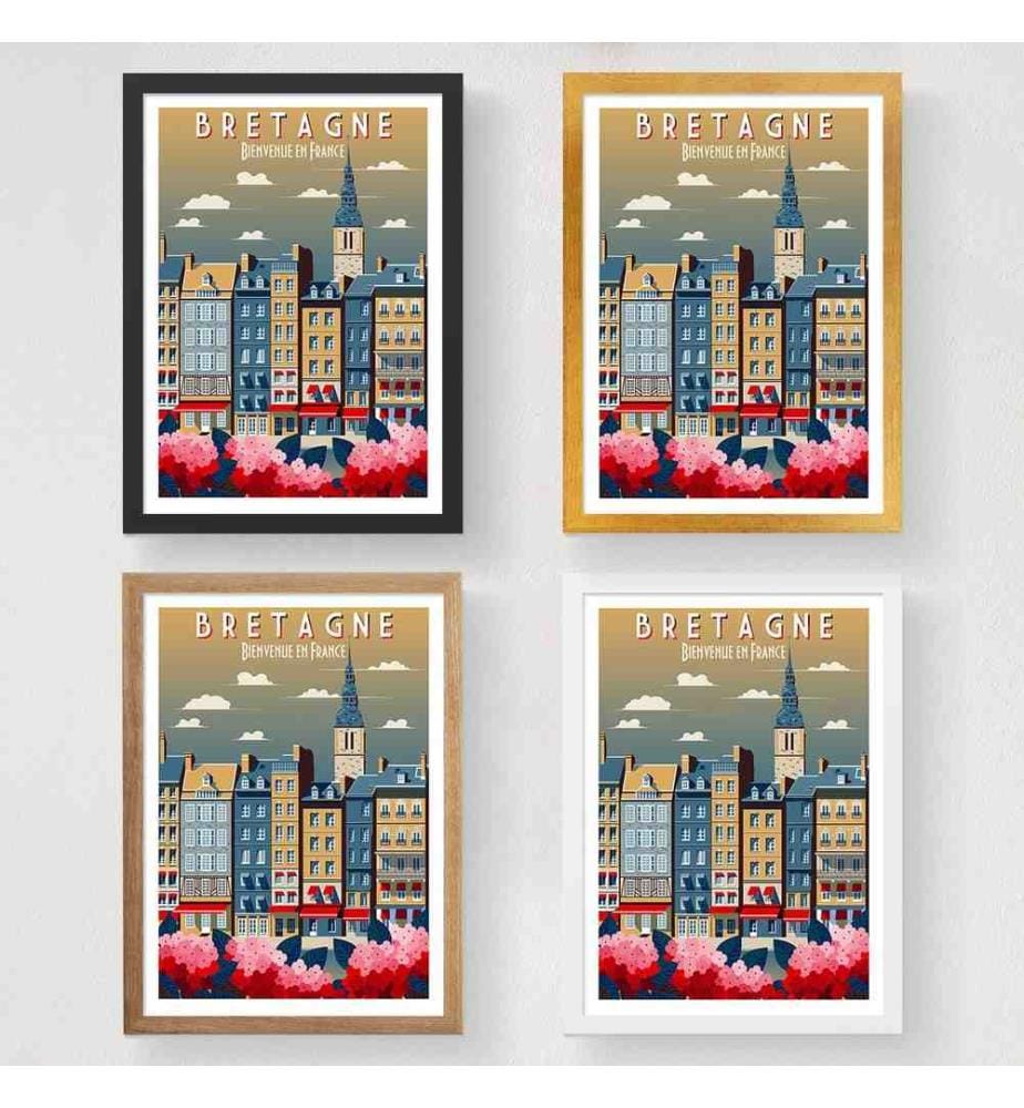 Poster, 50 x 70, mehrfarbig, 100% mattes Satin