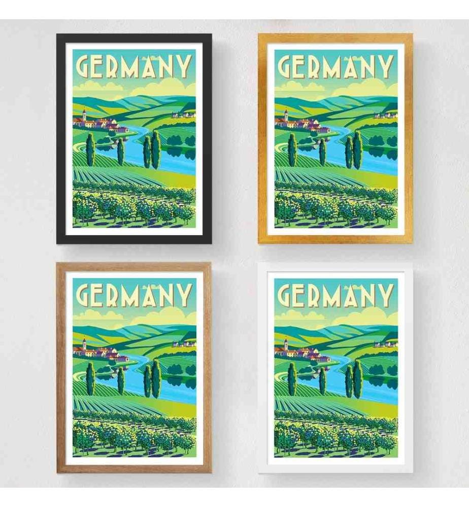 Poster A2, mehrfarbig, 100% mattes Satin