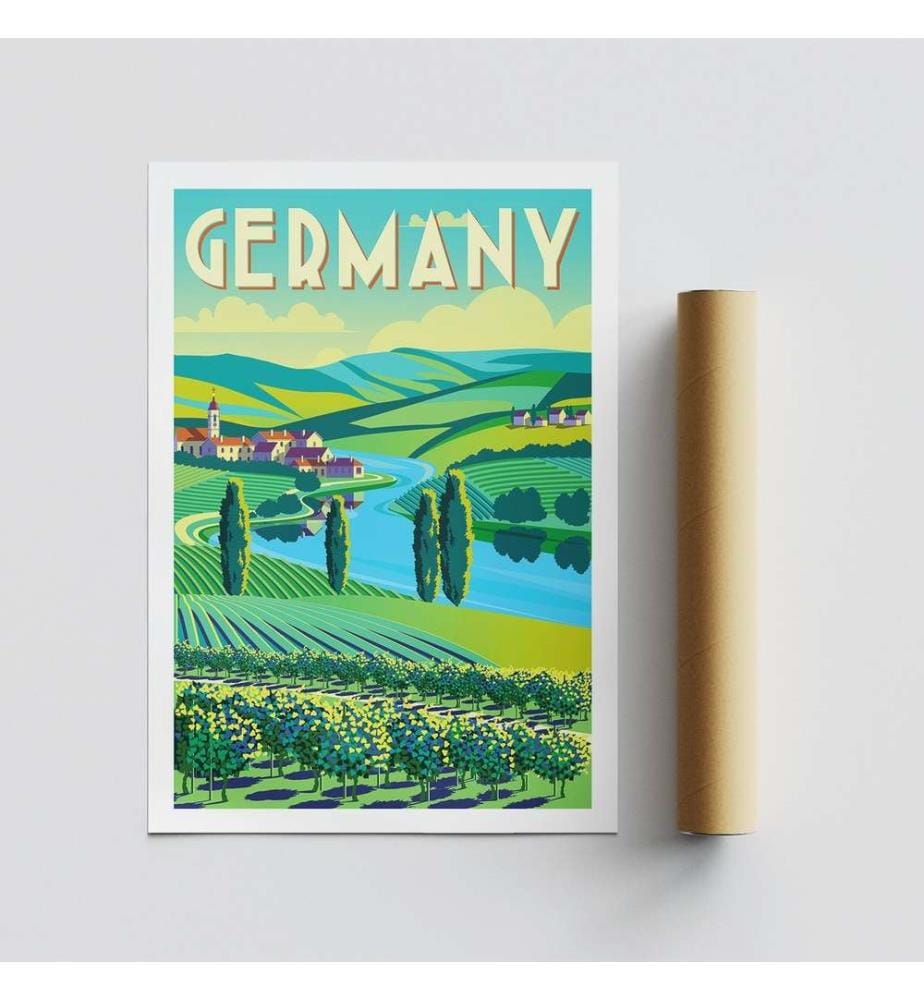 Poster A2, mehrfarbig, 100% mattes Satin