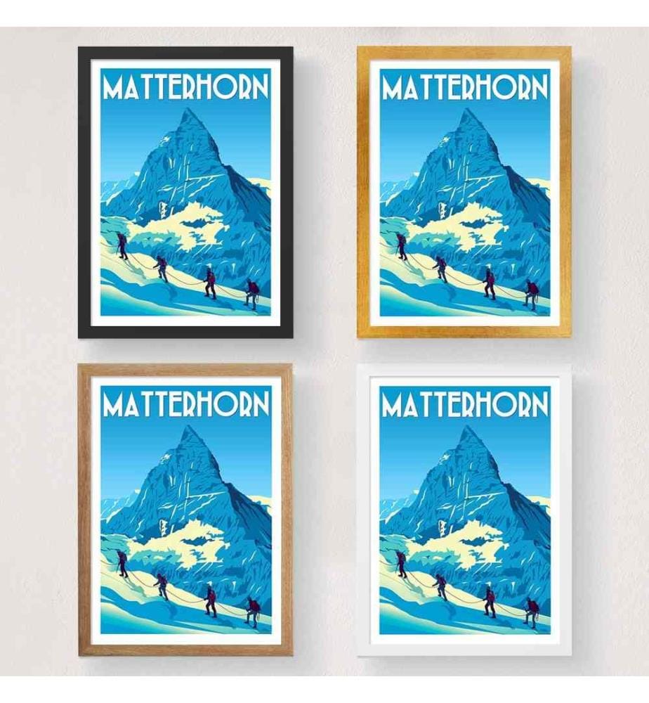 Poster A2, mehrfarbig, 100% mattes Satin