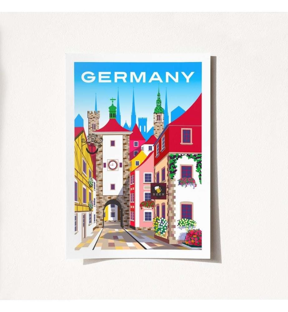 Poster A3, mehrfarbig, 100% mattes Satin