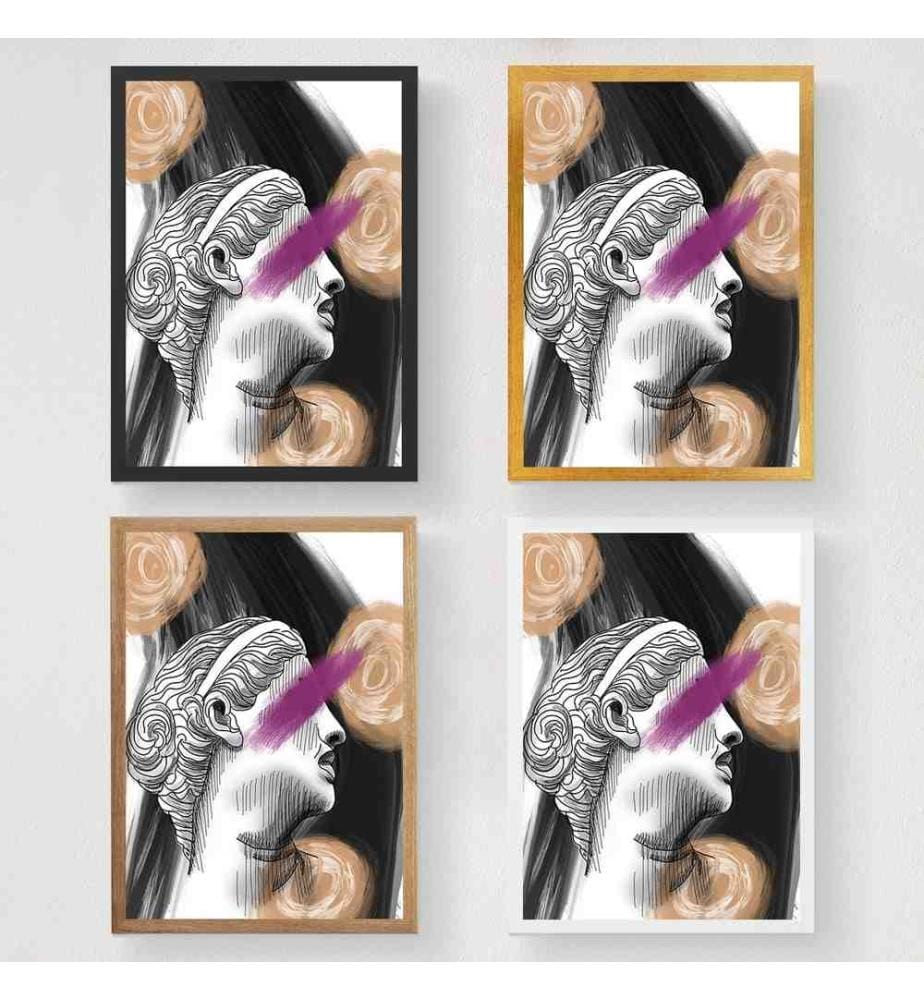 Poster, 50 x 70, mehrfarbig, 100% mattes Satin
