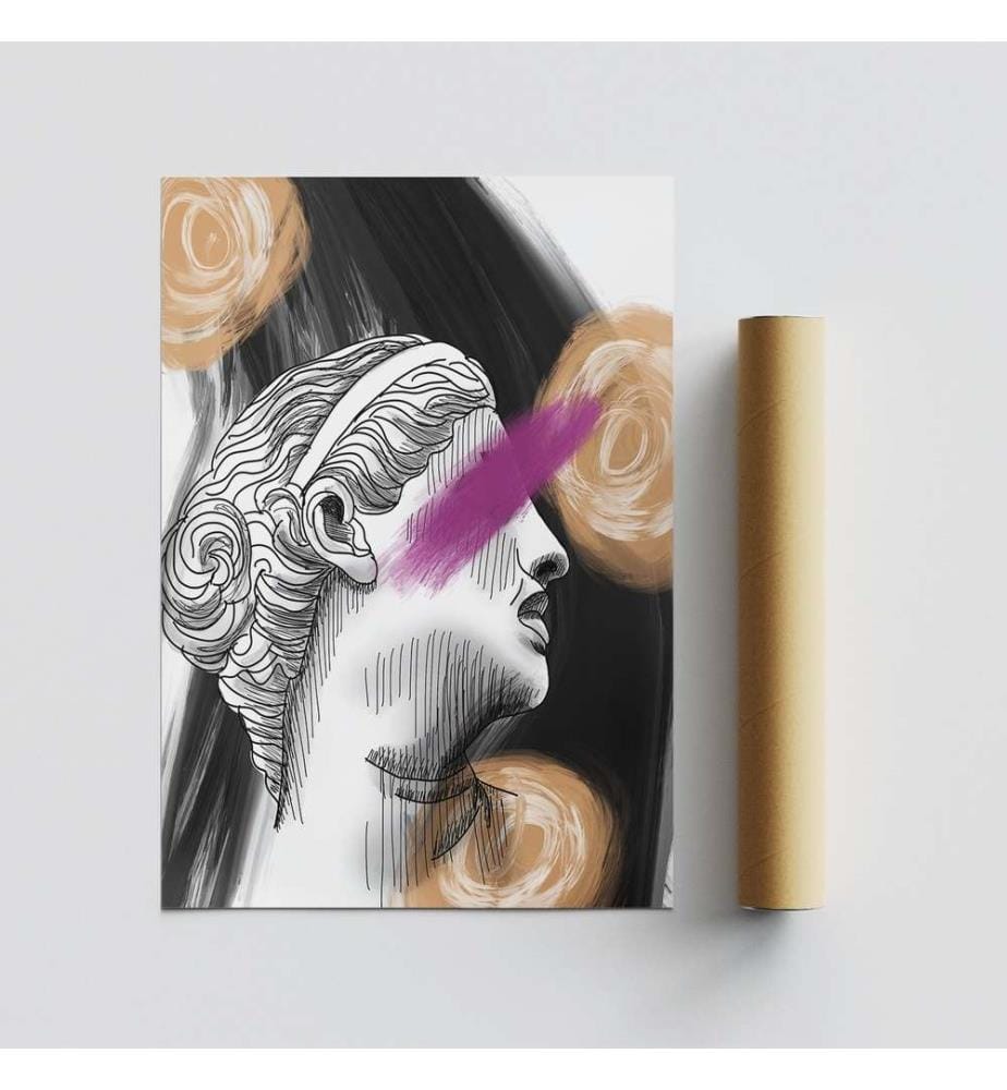 Poster, 50 x 70, mehrfarbig, 100% mattes Satin