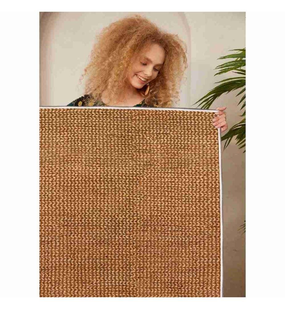 Carpet, Camel, 100% Cotton, 100 x 300 cm