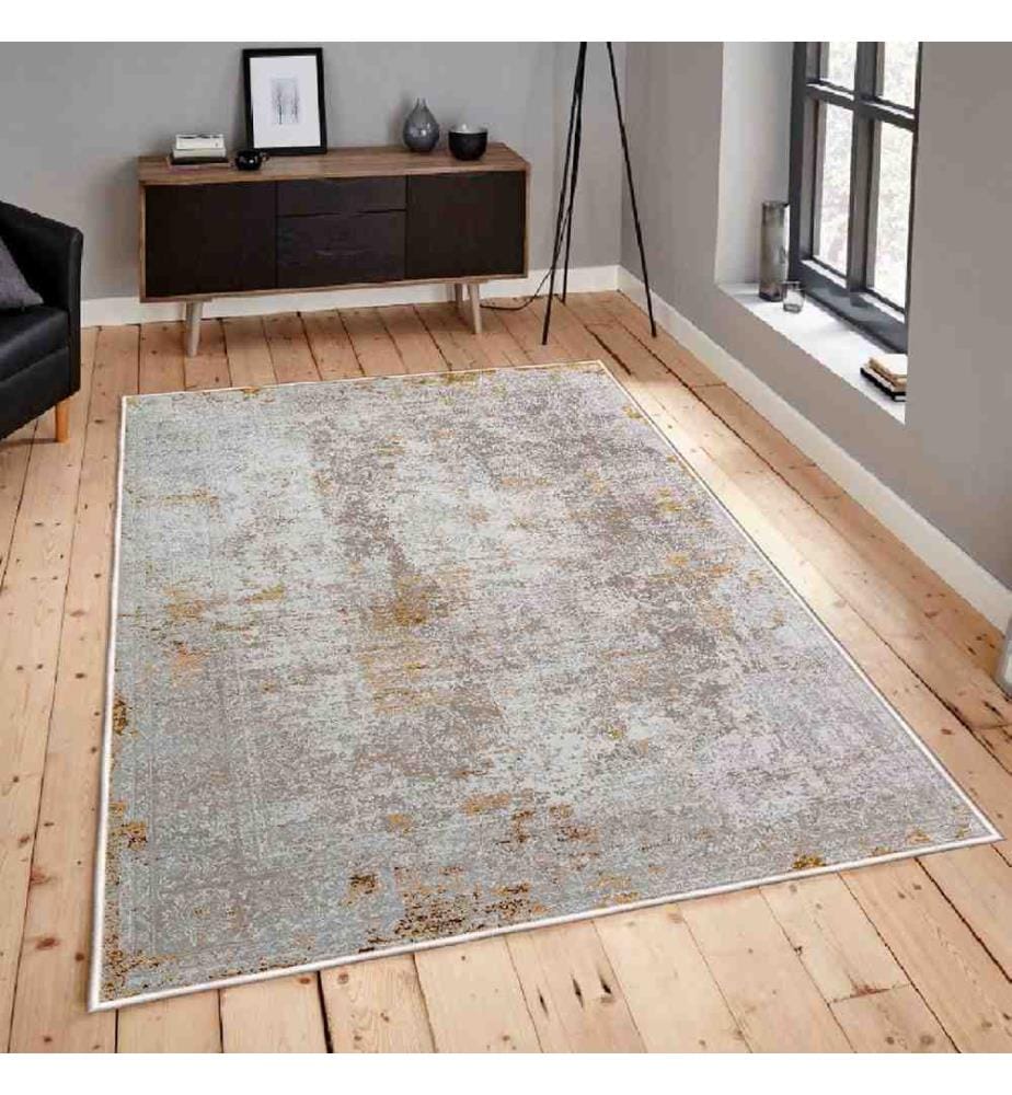 Teppich, Creme, Kamel, 100% Baumwolle, 140 x 220 cm