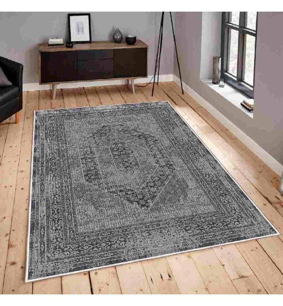 Teppich, Grau, Nerz, 100% Baumwolle, 80 x 300 cm