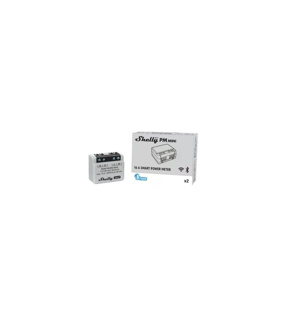 SHELLY - WLAN-Leistungsmesser PM Gen3, 2 Stück