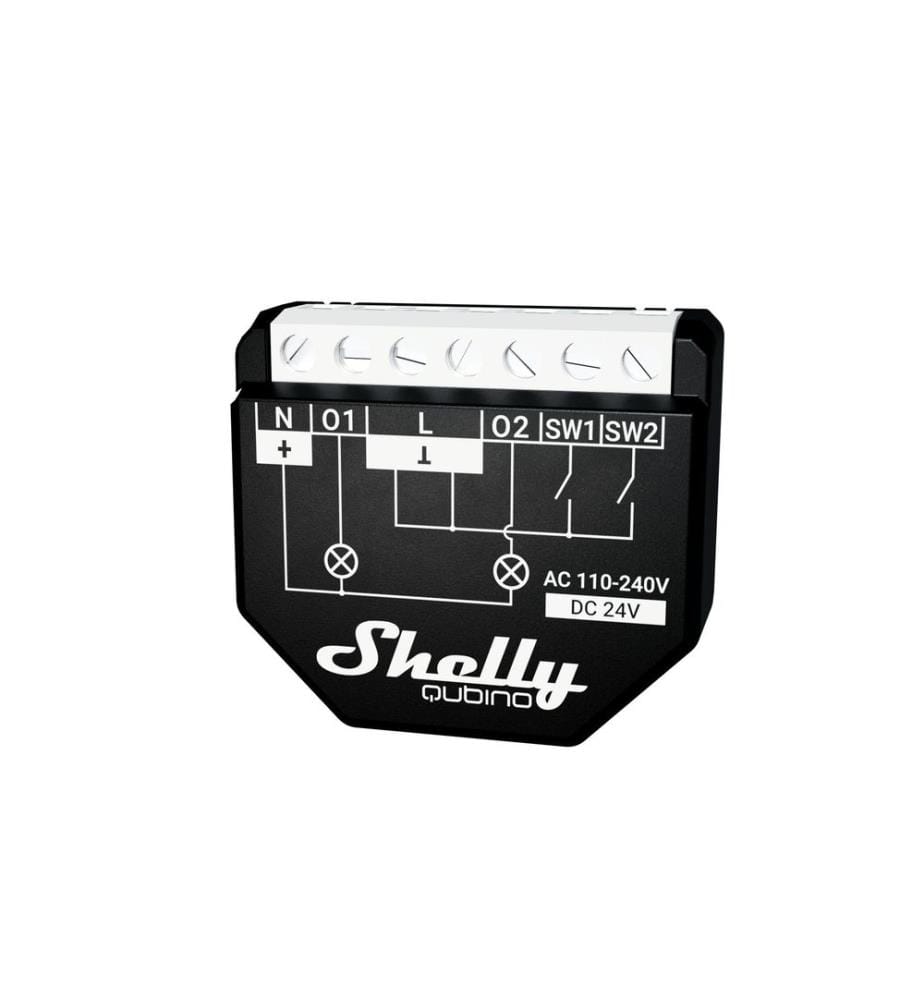 SHELLY - Funk-Schaltaktor mit Leistungsmessung Qubino WAVE 2PM