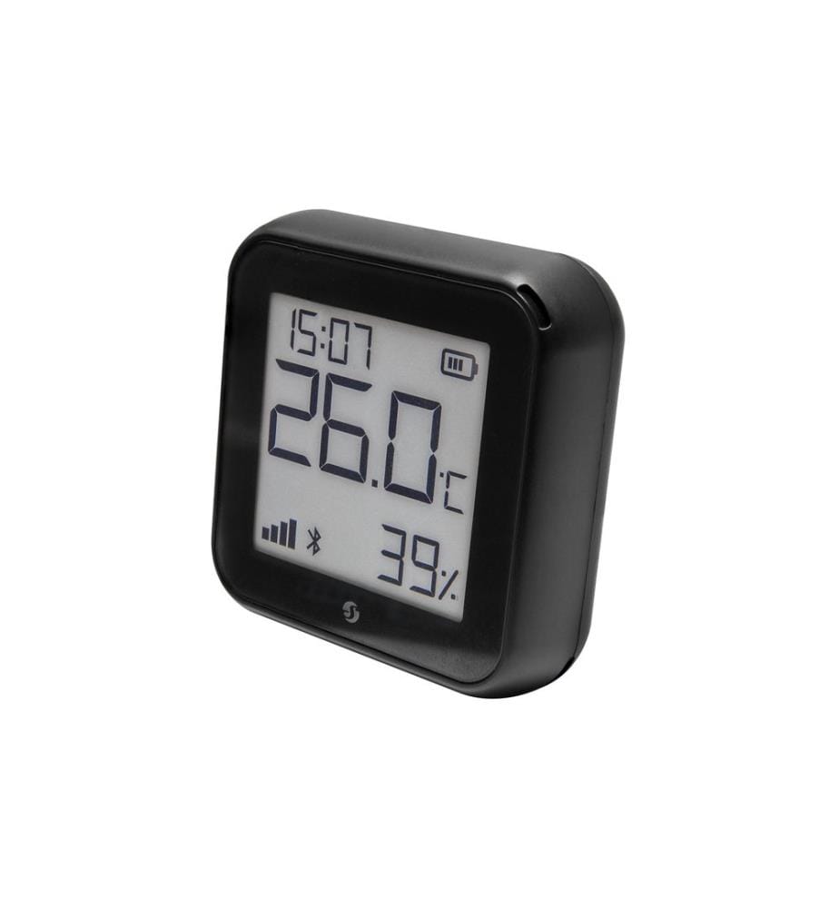 SHELLY - WLAN-Luftfeuchte- und Temperatursensor H&T Gen3, Schwarz