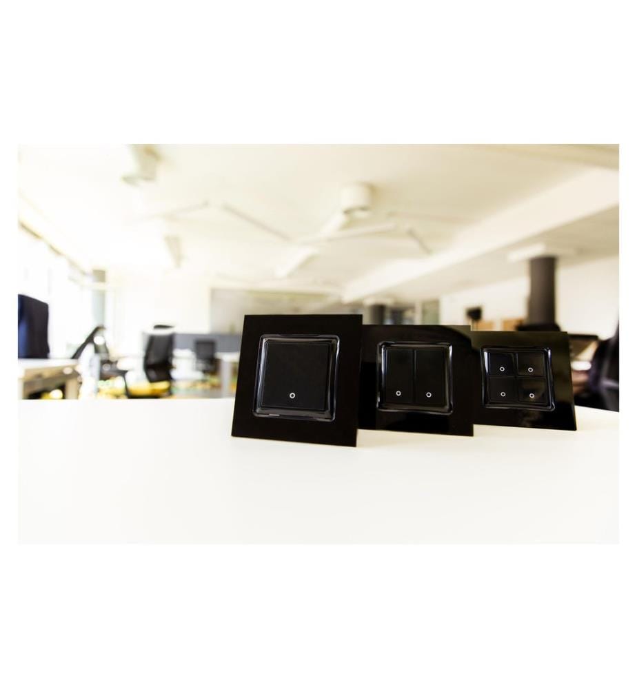 SHELLY - SHELLY - Wall Switch 4 noir
