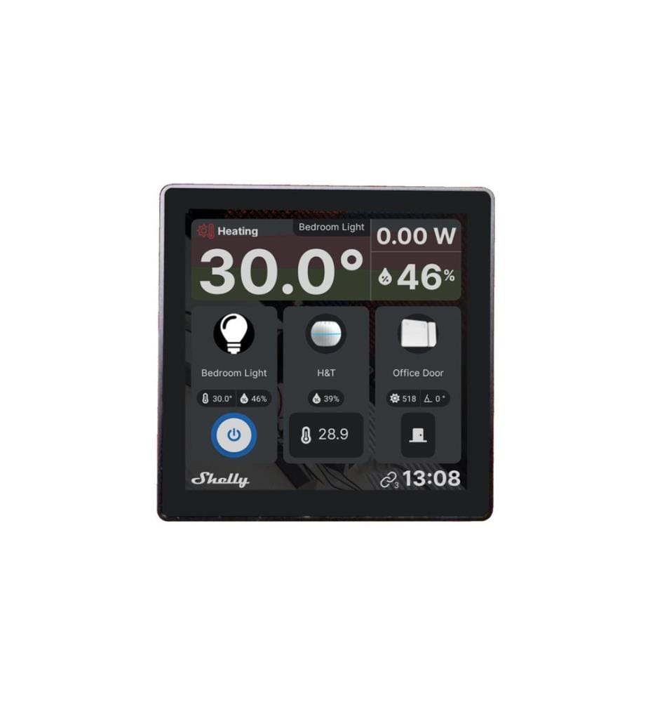 SHELLY - Touchpanel Android Wall Display, Schwarz