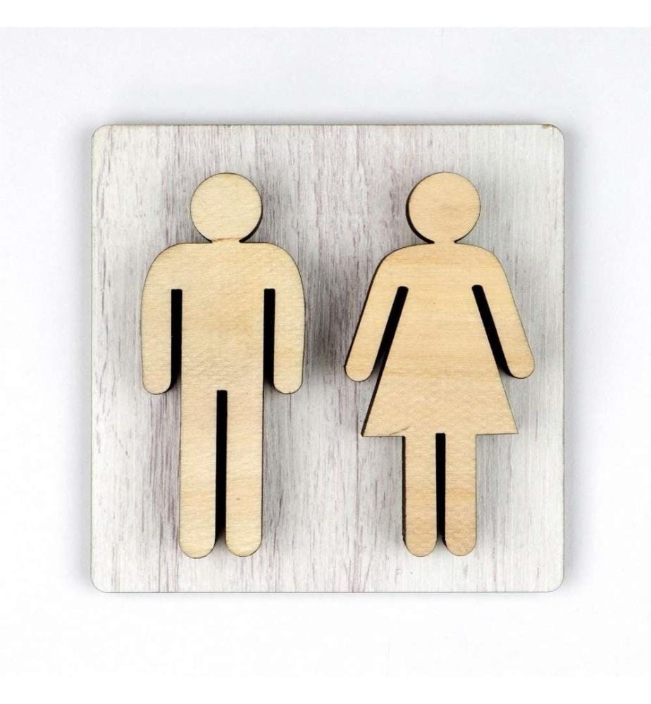 Accessoire mural décoratif en bois, White Tan, Wooden