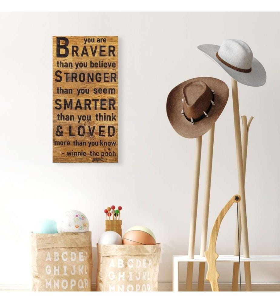 Accessoire mural décoratif en bois, noyer noir, bois