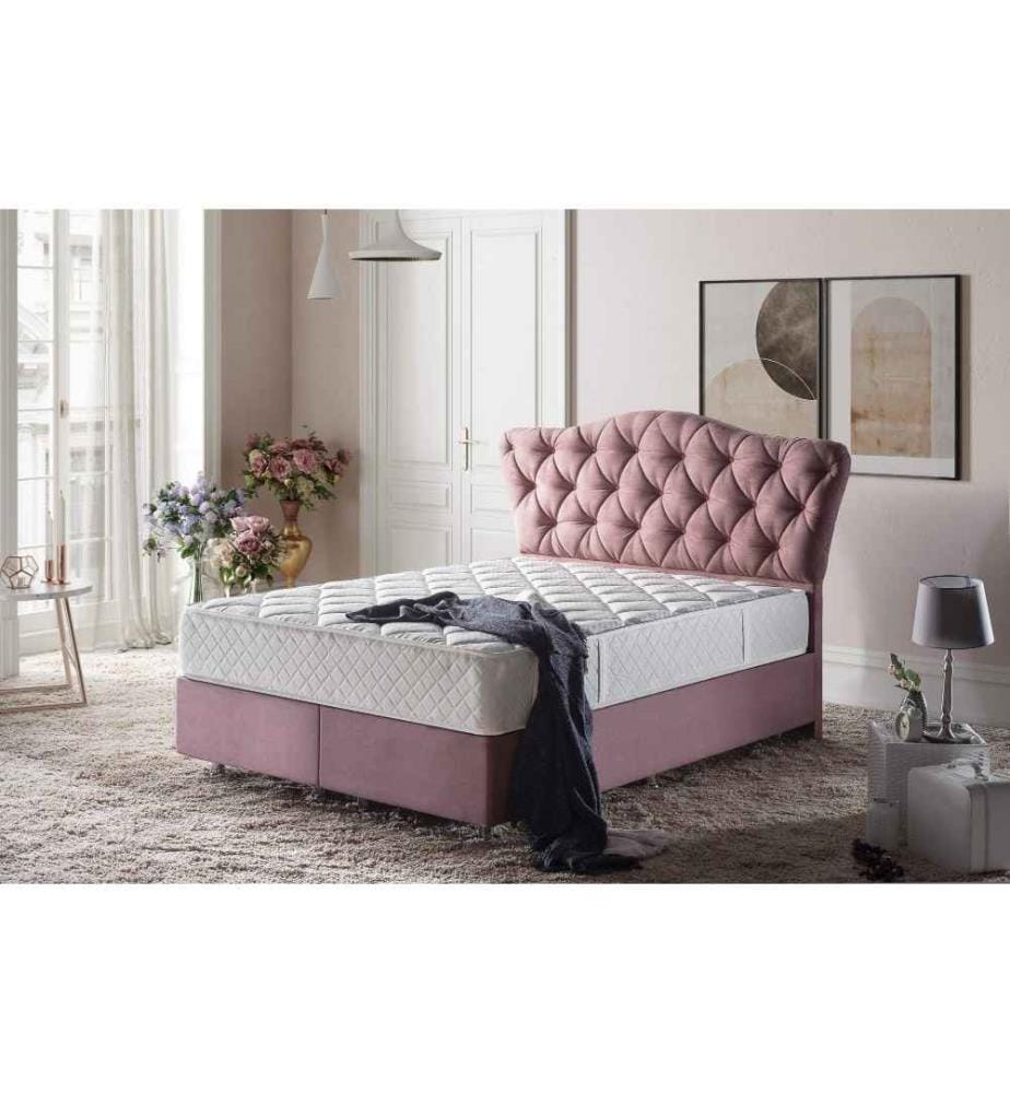 Matelas, blanc, housse en tissu tricoté spécial, mousse hypersoft