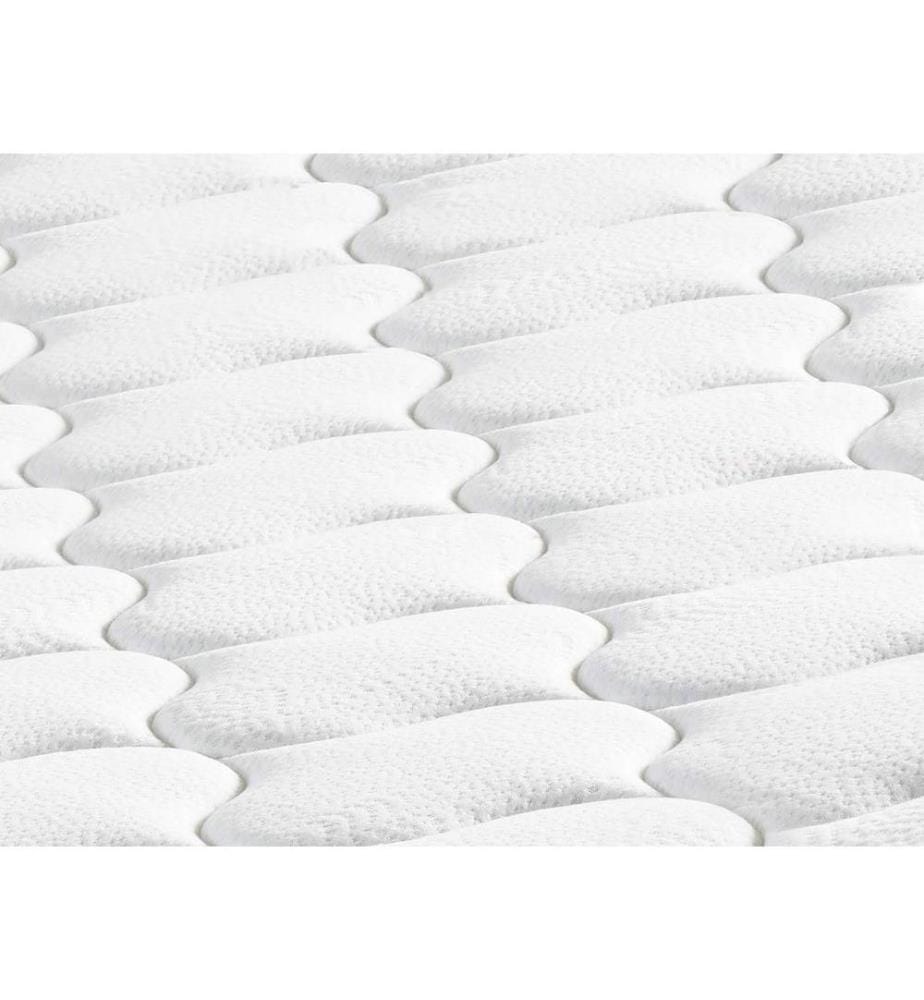 Matelas, blanc, orange, housse en tricot de coton, lit d'enfant de luxe