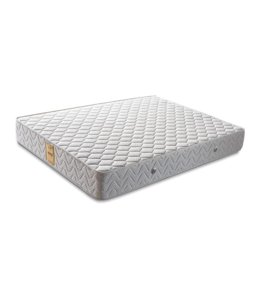 Matelas, blanc, housse en coton tricoté, mousse à mémoire de forme