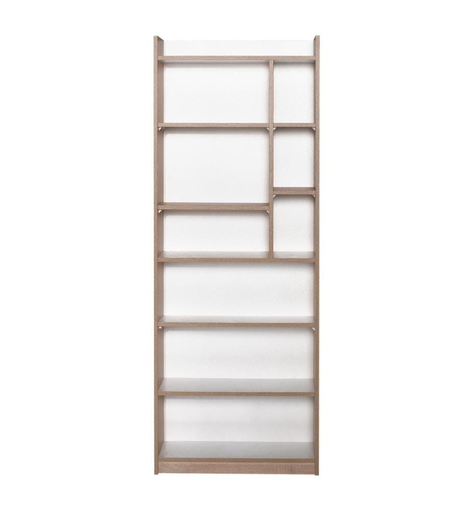 Bibliothèque, Sonomo, Blanc, Panneau de particules mélaminé