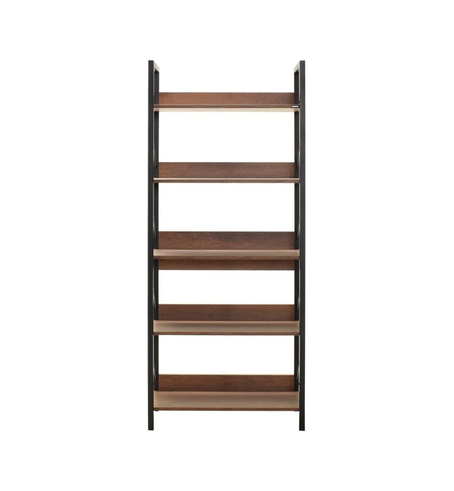 Bibliothèque, noyer, panneau de particules mélaminé