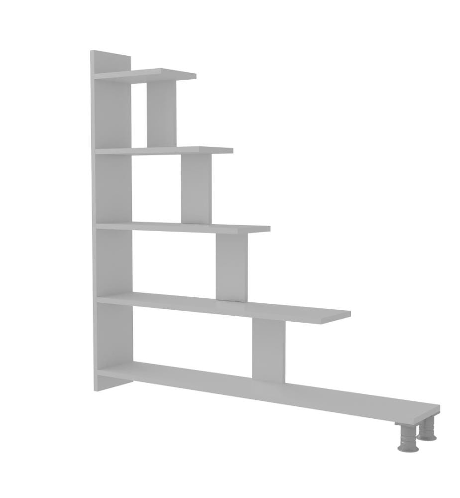 Bibliothèque, blanc, panneau de particules mélaminé