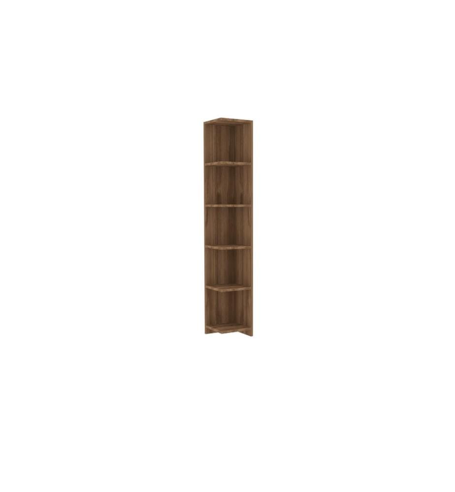 Bibliothèque, noyer, panneau de particules mélaminé