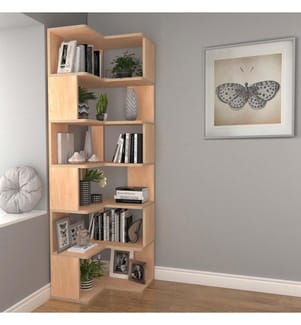 Libreria, Naturale, 100% COMPENSATO DI FRASSINO