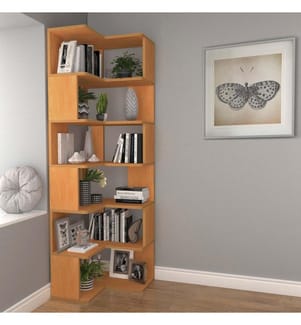 Libreria, Teak, 100% COMPENSATO DI FRASSINO