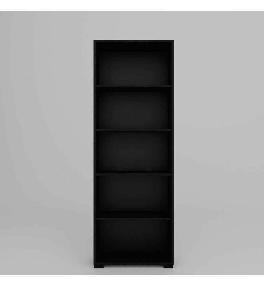 Bücherregal, schwarz, 100 % MELAMINBESCHICHTETE SPANPLATTE