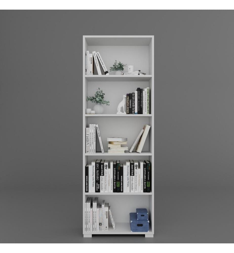 Bücherregal, weiss, 100 % MELAMINBESCHICHTETE SPANPLATTE