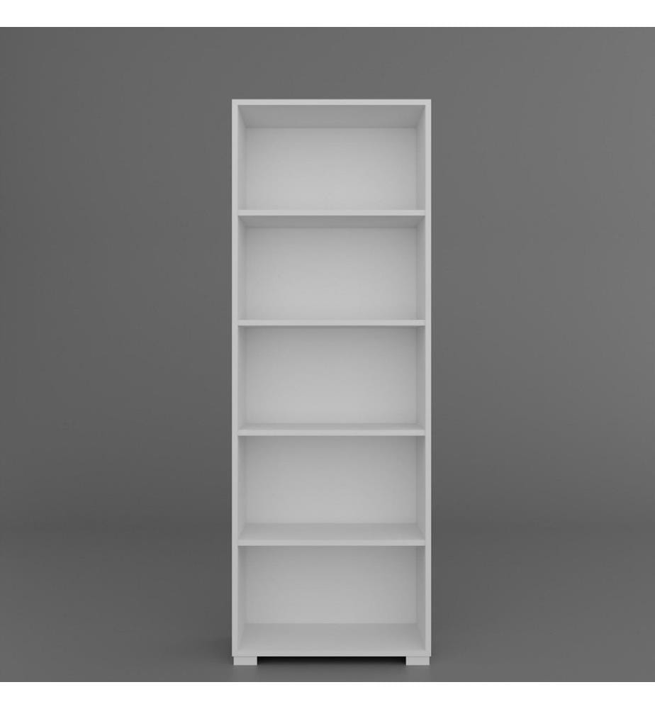 Bücherregal, weiss, 100 % MELAMINBESCHICHTETE SPANPLATTE