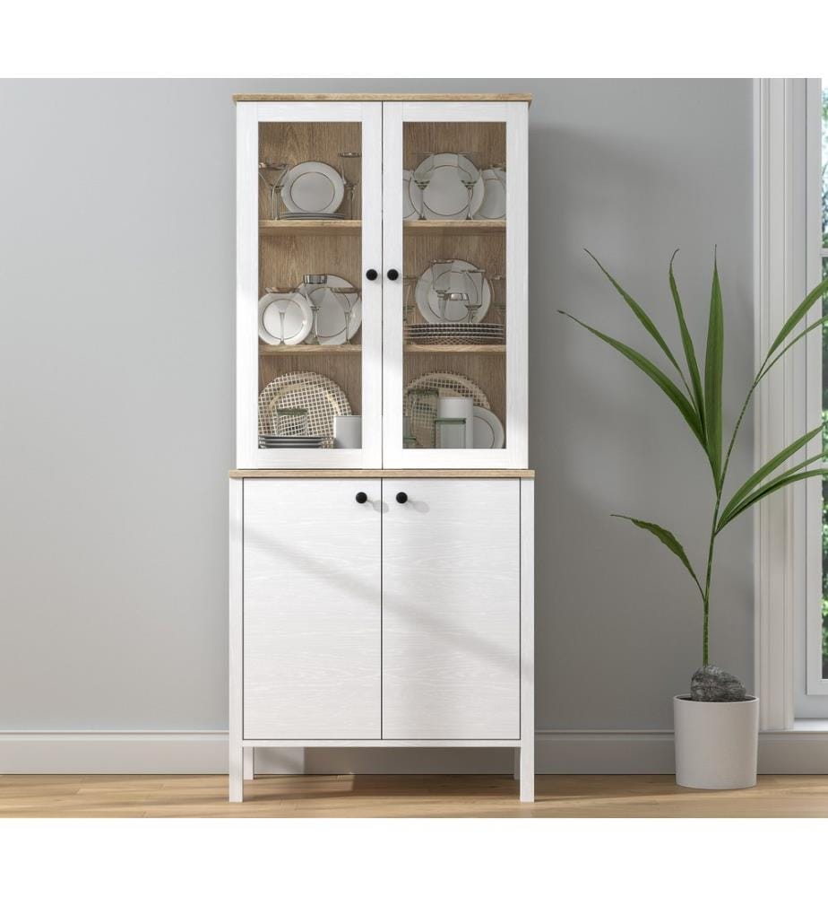 Bookshelf, Wooden, White, 100% MELAMINE COATED PARTICLE BOARD