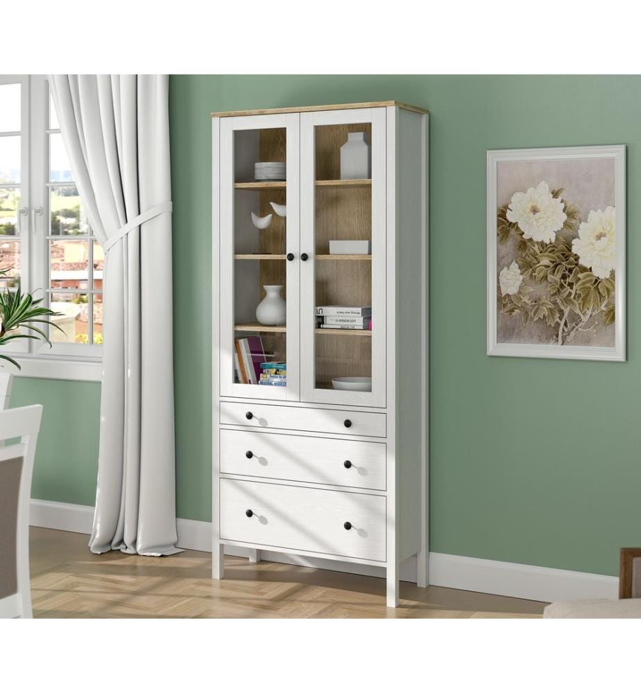 Bookshelf, Wooden, White, 100% MELAMINE COATED PARTICLE BOARD