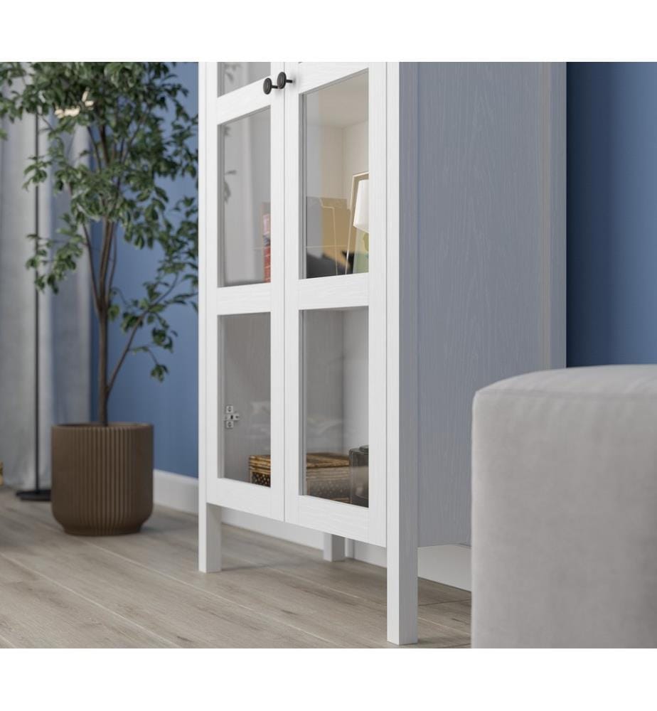 Bookshelf, Wooden, White, 100% MELAMINE COATED PARTICLE BOARD