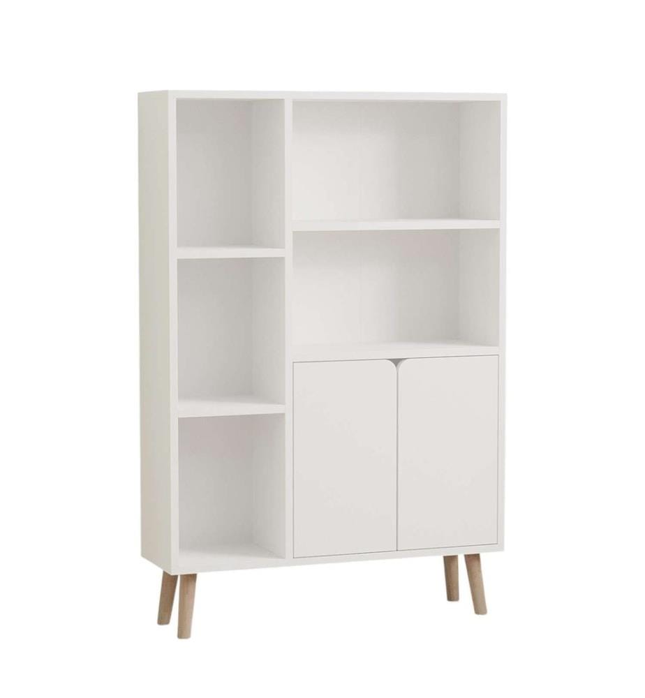 Bücherregal, Weiss, 100 % MELAMINBESCHICHTETE SPANPLATTE