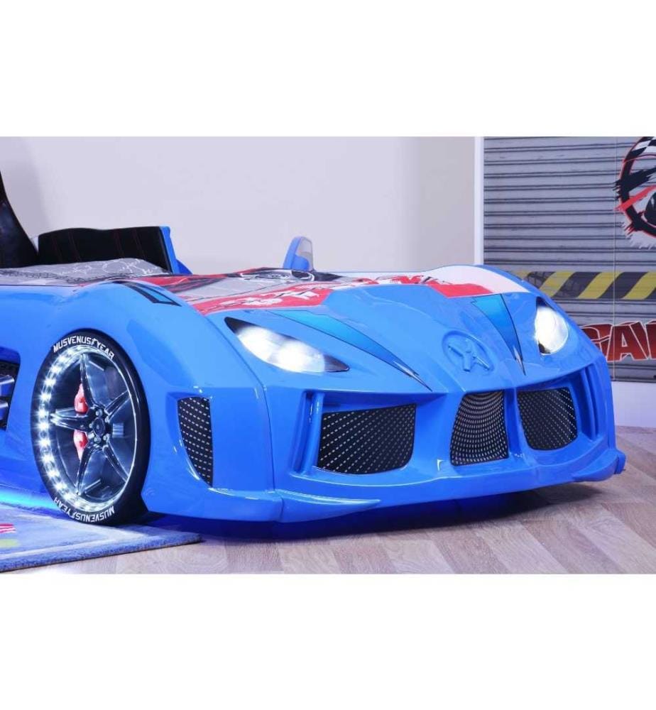 Car Bed, Multicolor, Melamine Coated Particle Board Body, Abs Outer Side