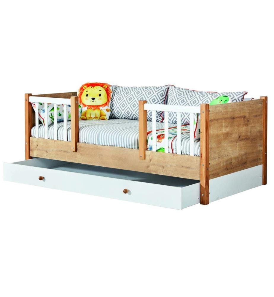 Hausbett, Saphir-Eiche, 100 % MELAMINBESCHICHTETE SPANPLATTE