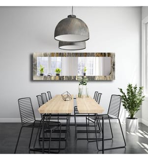 Miroir décoratif, multicolore, MIROIR, 100 % TISSU POLYESTER