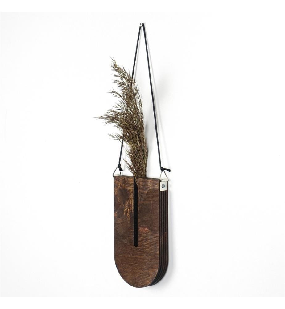 Accessoire mural décoratif, marron, 100 % BOIS